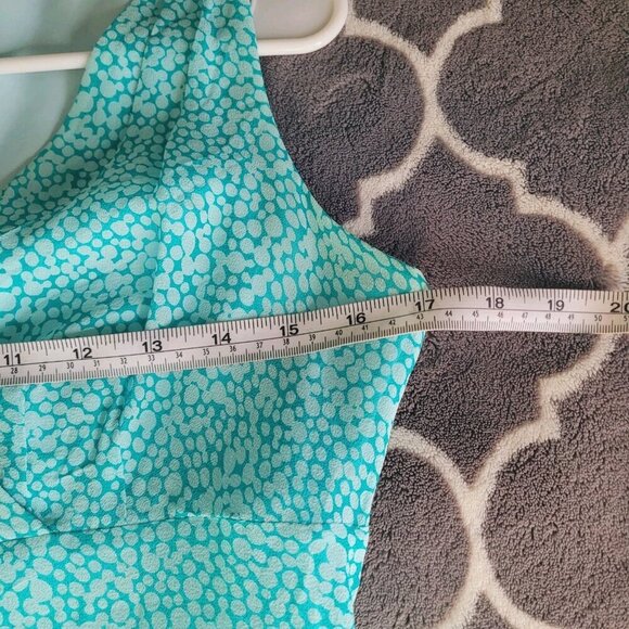 Womens 100% Silk Babydoll Dress Size 6 P Blue Boho Cottage Fairy Whimsigoth Euc - Picture 6 of 9